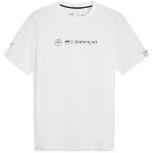 Puma BMW M MOTORSPORT LOGO TEE+ Pánské triko, bílá, velikost obraz