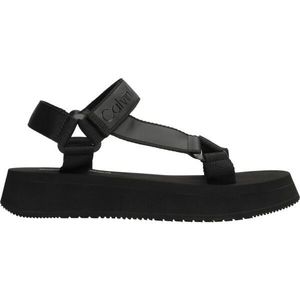 Calvin Klein SANDAL VELCRO WEBBING Dámské sandály, černá, velikost obraz