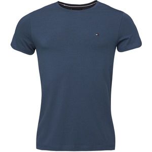 Tommy Hilfiger STRETCH SLIM FIT Pánské triko, tmavě modrá, velikost obraz