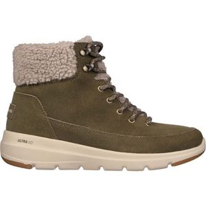 Skechers GLACIAL ULTRA - WOODLANDS Dámská zimní obuv, khaki, velikost obraz