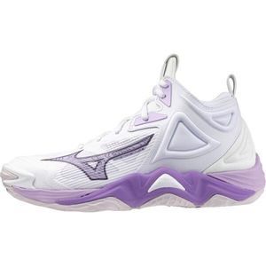 Mizuno WAVE MOMENTUM 3 MID W Dámská sálová obuv, bílá, velikost 40 obraz