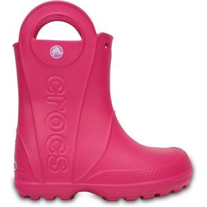 Crocs HANDLE IT RAIN BOOT KIDS Dětské holínky, růžová, velikost 34/35 obraz