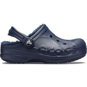 Crocs BAYA LINED CLOG K Dětské pantofle, tmavě modrá, velikost 28/29 obraz