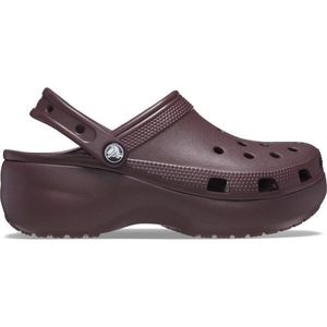 Crocs CLASSIC PLATFORM CLOG W Dámské pantofle, vínová, velikost 39/40 obraz