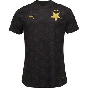 Puma SK SLAVIA AWAY JEREY PROMO SPONSOR Pánský fotbalový dres, černá, velikost obraz