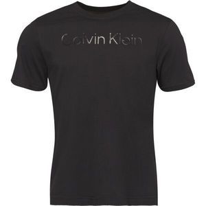 Calvin Klein S/S T-SHIRT Černá S - Pánské tričko obraz