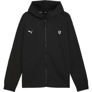 Puma FERRARI STYLE SWEAT JACKET Pánská mikina, černá, velikost obraz