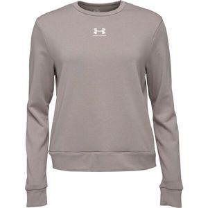 Under Armour RIVAL TERRY CREW Dámská mikina, šedá, velikost obraz