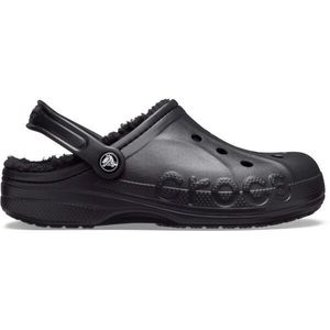 Crocs BAYA LINED CLOG Unisex pantofle, černá, velikost 37/38 obraz