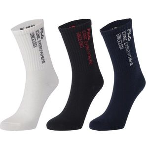 Fila WOMAN NORMAL SOCKS LIFESTYLE 3 PAIRS PACK Dámské ponožky, mix, velikost obraz