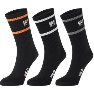 Fila MAN NORMAL SOCKS LIFESTYLE 3 PAIRS PACK Pánské ponožky, černá, velikost obraz