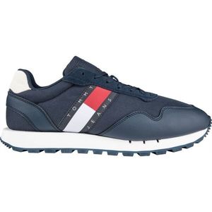 Tommy Hilfiger RETRO LEATHER TJM RUNNER Pánská volnočasová obuv, tmavě modrá, velikost obraz