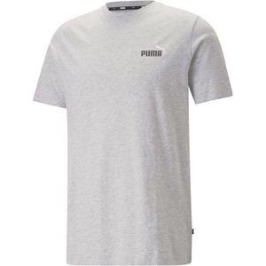 Puma ESSENTIALS+ TEE Pánské tričko, šedá, velikost obraz