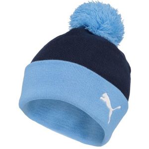 Puma MANCHESTER CITY FC POM POM BEANIE Zimní čepice, světle modrá, velikost obraz