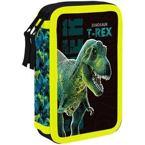 Oxybag DINOSAURUS Dvoupatrový penál, černá, velikost obraz