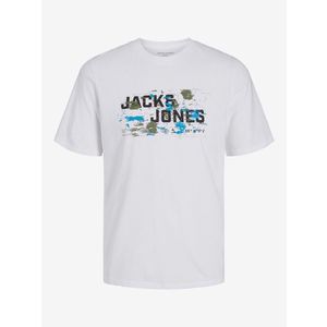 Jack & Jones Outdoor Triko Bílá obraz