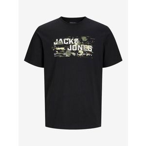 Jack & Jones Outdoor Triko Černá obraz