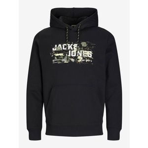 Jack & Jones Outdoor Mikina Černá obraz