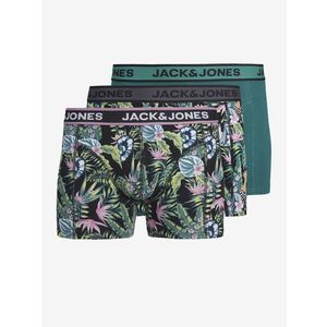 Jack & Jones Drew Boxerky 3 ks Zelená obraz