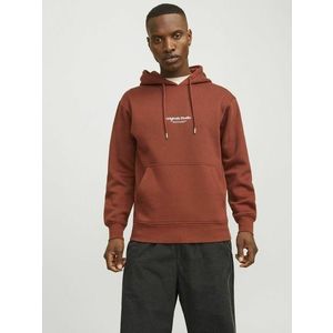 Jack & Jones Mikina Hnědá obraz