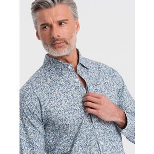 Ombre Clothing Košile Modrá obraz