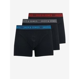 Jack & Jones Boxerky 3 ks Černá obraz