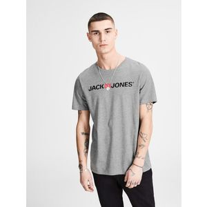 Jack & Jones Triko Šedá obraz