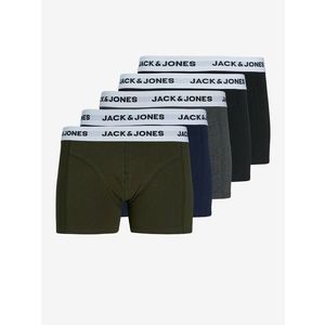 Jack & Jones Boxerky 5 ks Černá obraz