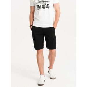 Ombre Clothing Kraťasy Černá obraz