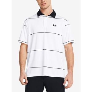 Under Armour UA Playoff 3.0 Stripe Polo triko Bílá obraz