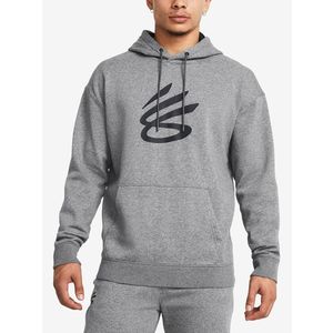 Under Armour Curry Splash Hoodie Mikina Šedá obraz