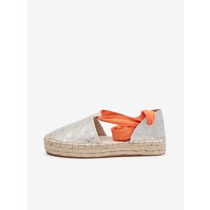 Guess Jalene 3 Espadrilky Stříbrná obraz