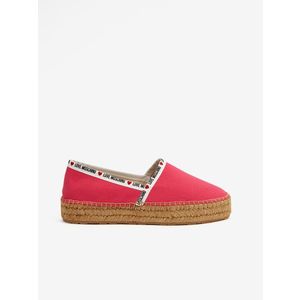 Love Moschino Espadrilky Růžová obraz