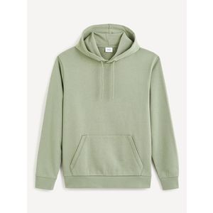 Celio Tehoodie Mikina Zelená obraz