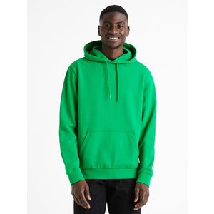 Celio Tehoodie Mikina Zelená obraz