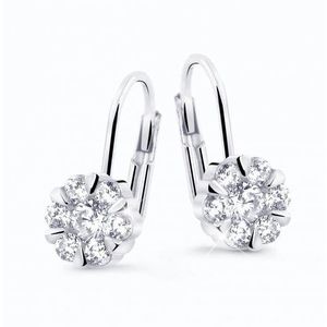 Cutie Diamonds Okouzlující visací náušnice z bílého zlata s diamanty DZ8039-55-00-X-2 obraz