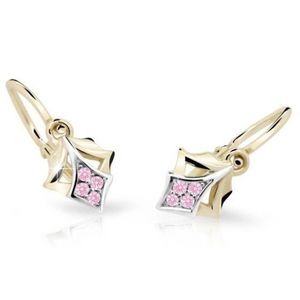 Cutie Jewellery Zlaté dětské náušnice C2220-10-X-1 růžová obraz