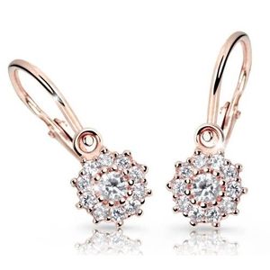 Cutie Jewellery Dětské náušnice z růžového zlata C2749-10-X-4 bílá obraz