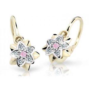 Cutie Jewellery Zlaté dětské náušnice C2210-10-X-1 růžová obraz