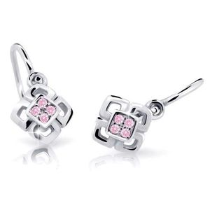 Cutie Jewellery Dětské náušnice z bílého zlata C2240-10-X-2 růžová obraz