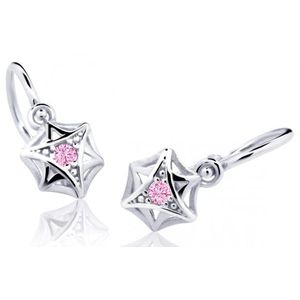 Cutie Jewellery Dětské náušnice z bílého zlata C2209-10-X-2 růžová obraz