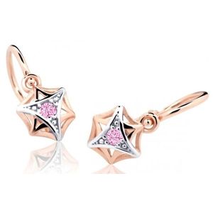 Cutie Jewellery Dětské náušnice z růžového zlata C2209-10-X-4 růžová obraz