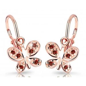 Cutie Jewellery Dětské náušnice z růžového zlata C2748-10-X-4 červená obraz