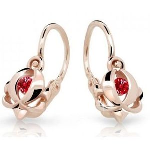 Cutie Jewellery Dětské náušnice z růžového zlata C2218-10-X-4 červená obraz