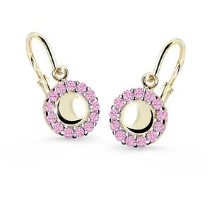 Cutie Jewellery Zlaté dětské náušnice C2750-10-X-1 růžová obraz