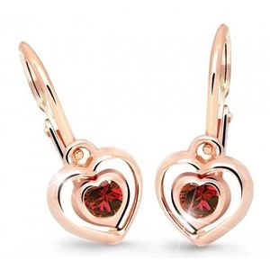 Cutie Jewellery Dětské srdíčkové náušnice C2752-10-X-4 červená obraz