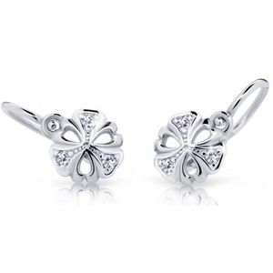 Cutie Jewellery Dětské náušnice z bílého zlata C2230-10-X-2 bílá obraz