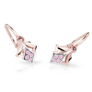 Cutie Jewellery Dětské náušnice z růžového zlata C2220-10-X-4 růžová obraz