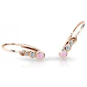 Cutie Jewellery Dětské náušnice z růžového zlata C2255-10-X-4 růžová obraz