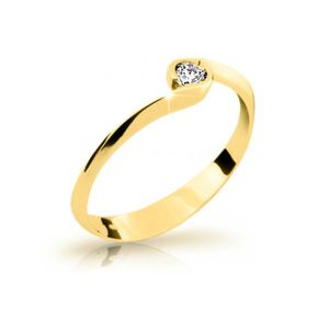 Cutie Jewellery Půvabný prsten ze žlutého zlata Z6819-1914-10-X-1 49 mm obraz